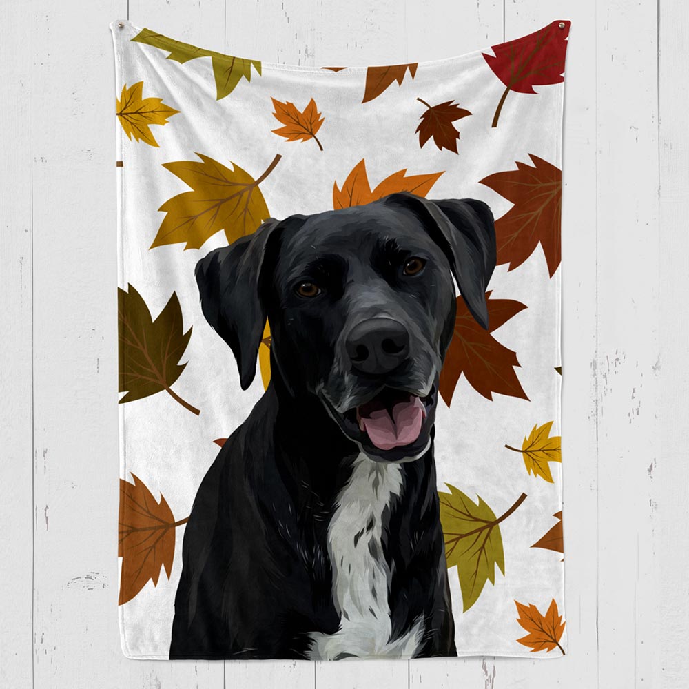 Fall In Love Custom Dog Blanket