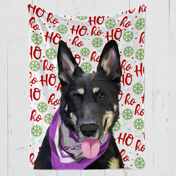 Christmas Custom Pet Blanket - Custom Dog Blankets