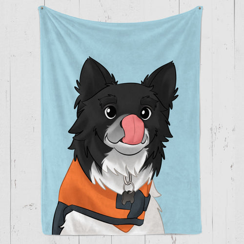 Cartoon Style Custom Pet Blanket